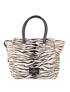 Roctstud Zebra Tote, back view